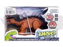 Dinozaur na baterie ruchomy światło i dźwięk