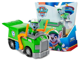 PSI PATROL RECYCLE TRUCK POJAZD ŚMIECIARKA z figurką Rocky 6071213