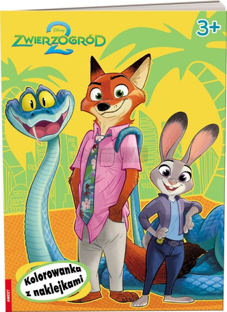 Disney Zwierzogród 2. Kolorowanka z naklejkami