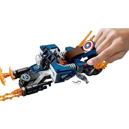 LEGO Super Heroes 76123 Avengers Kapitan Ameryka atak Outriderów