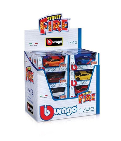 Street Fire różne rodzaje 1:43 BBURAGO