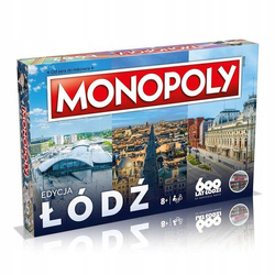 GRA PLANSZOWA MONOPOLY MIASTO ŁÓDŹ