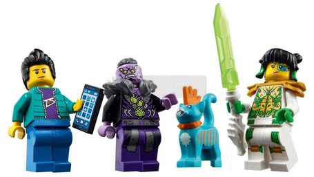 LEGO Monkie Kid 80020 Odrzutowiec biały smok