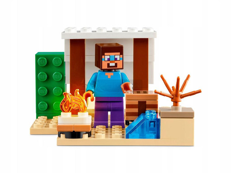 LEGO MINECRAFT 21251 PUSTYNNA WYPRAWA STEVE'A zestaw klocków +6 lat