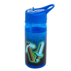 Bidon z rurką Aqua Pure Blue Pixel ASTRA