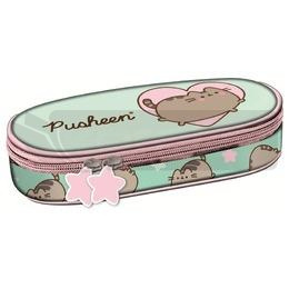 Piórnik saszetka z wewnętrzną klapką Pusheen mint