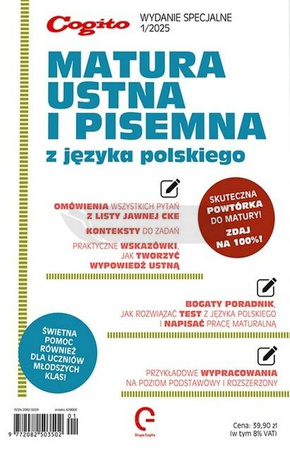 Matura ustna i pisemna z języka polskiego 1/2025