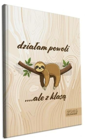 Kalendarz 2026 A4 tygodniowy Leniwiec