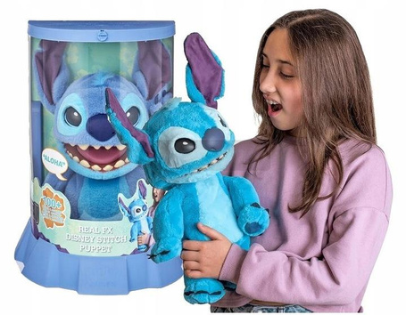 DISNEY STITCH MASKOTKA 45cm REAL FX interaktywna animatroniczna 27404