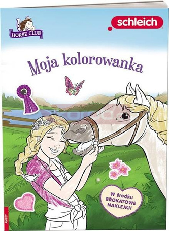 Schleich Horse Club. Moja kolorowanka
