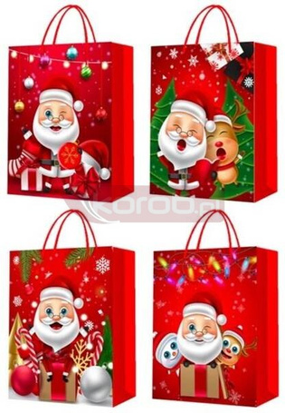 Torebka upominkowa XL Boże Narodzenie MIX
