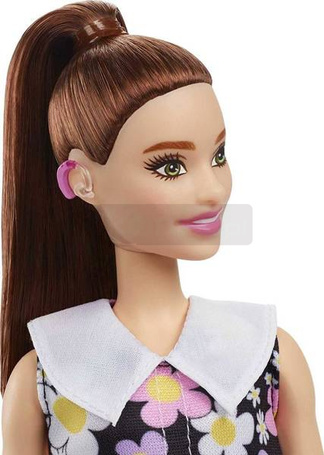 Lalka Barbie Fashionistas sukienka w kwiatki HBV19