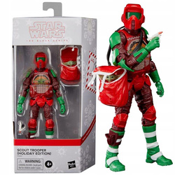 STAR WARS BLACK SERIES FIGURKA SCOUT TROOPER I GROGU CHRISTMAS mandalorian F5307