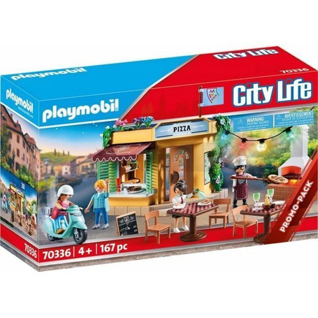 PLAYMOBIL City Life 70336 Pizzeria z ogródkiem restauracyjnym