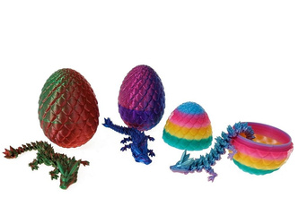 Jajo ze smokiem 12cm MIX