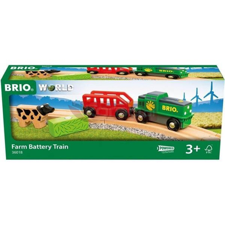 Brio Pociąg na baterie Farma
