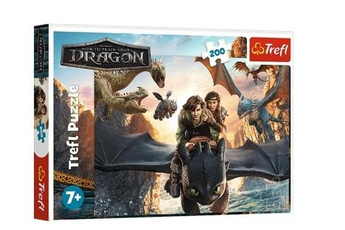 Puzzle 200 Szczerbatek i przyjaciele TREFL