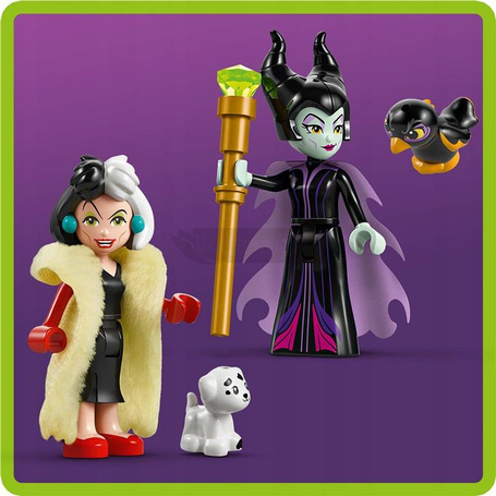 LEGO DISNEY PRINCESS 43262 SUKNIE DIABOLINY I CRUELI DE MON zestaw klocków