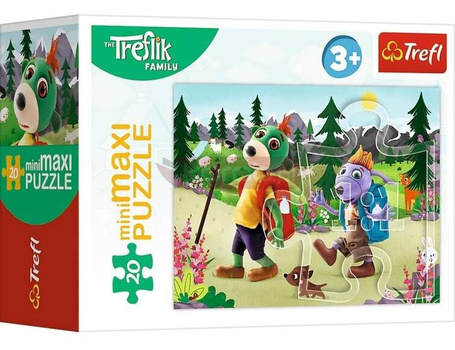 Puzzle 20 miniMaxi Dzień Treflików 4 TREFL