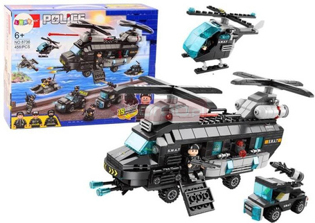 Klocki konstrukcyjne Służba specjalna policja 456e