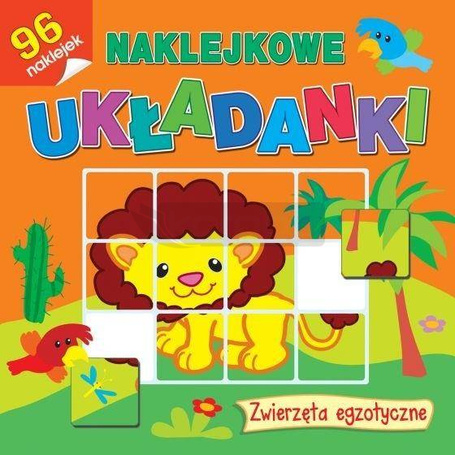 Naklejkowe układanki. Zwierzęta egzotyczne
