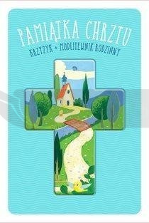 Pamiątka Chrztu. Krzyżyk + modlitewnik rodzinny