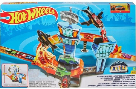 Hot Wheels GFH90 Zestaw lotnisko kaskaderskie