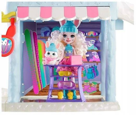 Lalka Enchantimals GJX50 Zimowa chatka