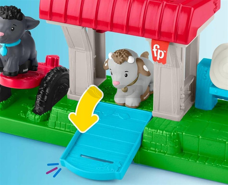 FISHER PRICE LITTLE PEOPLE ZAGRODA KÓZEK, interaktywna zabawka dla malucha HWR85
