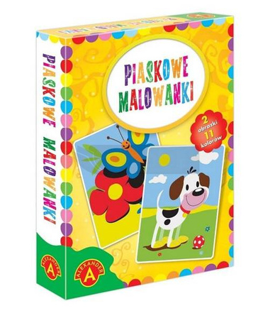 Piaskowe malowanki Pies i Motyl ALEX