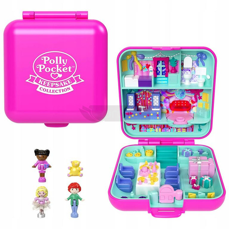 LALKA POLLY POCKET zestaw na 80 lecie firmy Mattel, dla dzieci +4 lat JGK22
