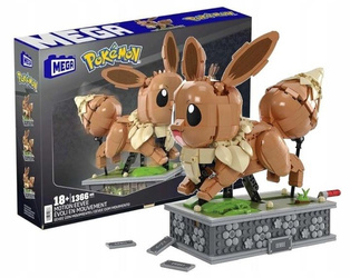 MEGA POKEMON KLOCKI 1366 elementów Motion Eeevee kolekcjonerski HTH71
