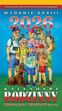 Kalendarz 2026 zdzierak Rodzinny