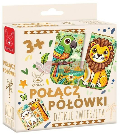 Połącz połówki Dzikie Zwierzęta