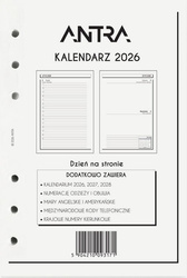 Wkład kalendarzowy 2026 A5 DNS
