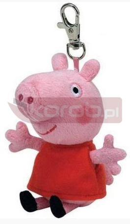 Beanie Babies Świnka Peppa - Peppa brelok