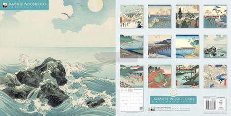 Kalendarz 2026 ścienny Japońskie drzeworyty