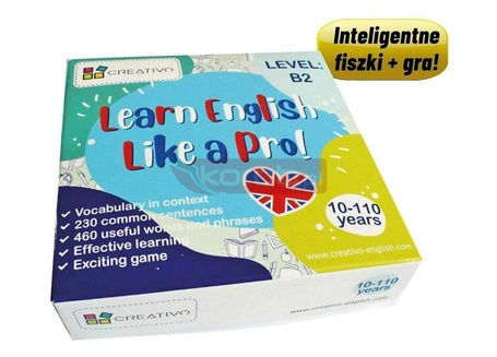 Learn English Like a Pro fiszki + gra B2