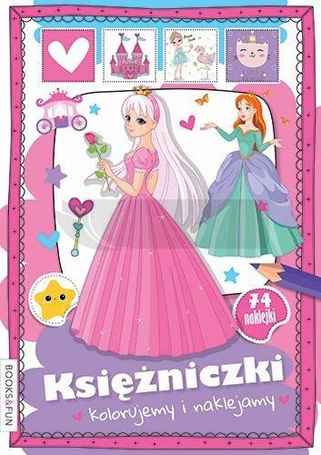 Kolorujemy i naklejamy. Księżniczki