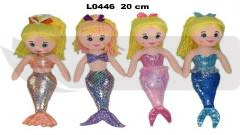 Lalka Syrenka 20cm MIX