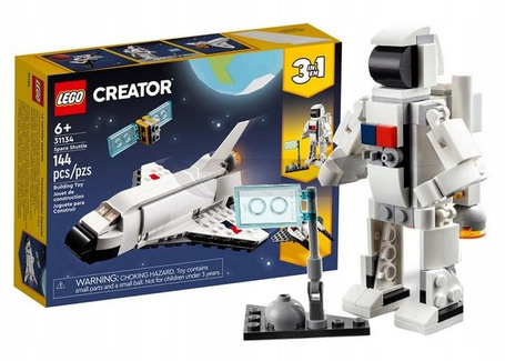 LEGO CREATOR 3W1 31134 PROM KOSMICZNY zestaw klocków 3w1 statek astronauta