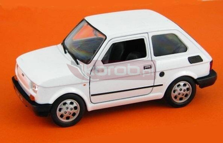 Fiat 126p 1:27 biały WELLY