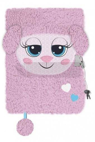 Pamiętnik A5/96K z kłódką 3D Cute lamb