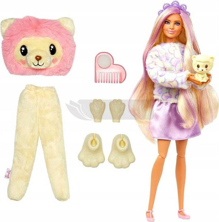 BARBIE CUTIE REVEAL LALKA W PRZEBRANIU LWA HKR06