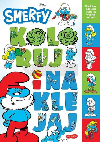 Smerfy. Koloruj i naklejaj