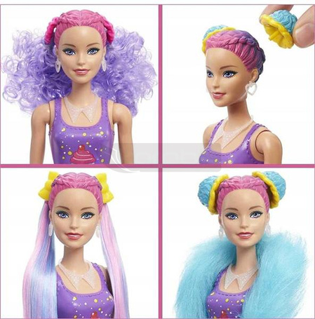 Lalka Barbie Color Reveal imprezowe stylizacje HBG39