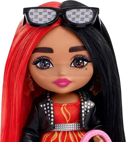 LALKA BARBIE EXTRA MINIS sukienka płomienie HKP88