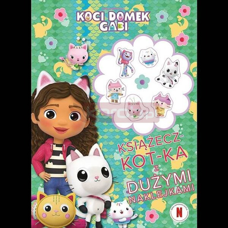 Koci Domek Gabi. Książecz-kot-ka z naklejkami