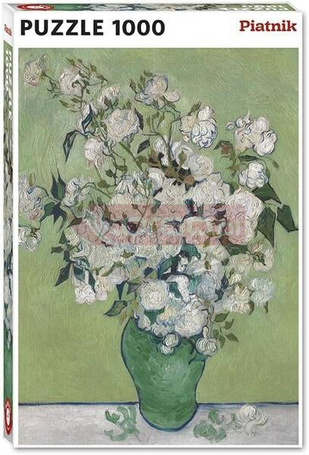 Puzzle 1000 - Van Gogh, Wazon z różami PIATNIK