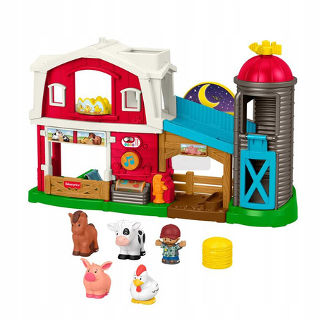 FISHER PRICE LITTLE PEOPLE MUZYCZNA FARMA, interaktywna zabawka dla malucha JGX10